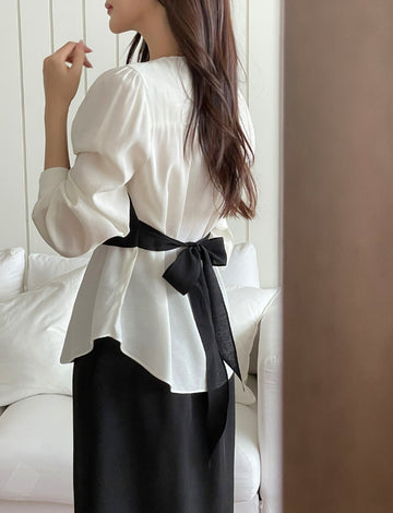 Bello Bustier Layered Blouse